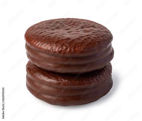 Choco pie chocolate biscuits Stock Photo | Adobe Stock