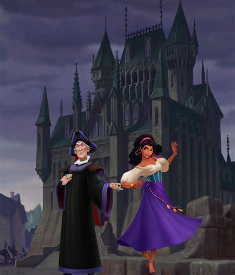 Esmeralda And Frollo By Claude777frollo On Deviantart