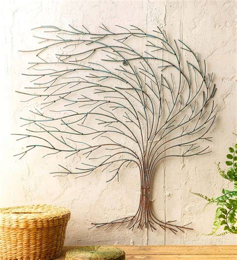 Wind Weather Hand Cut and Painted Windswept Tree Wall Décor Wayfair