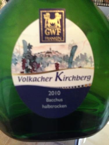 Divino Volkacher Kirchberg Bacchus Halbtrocken Vivino Us