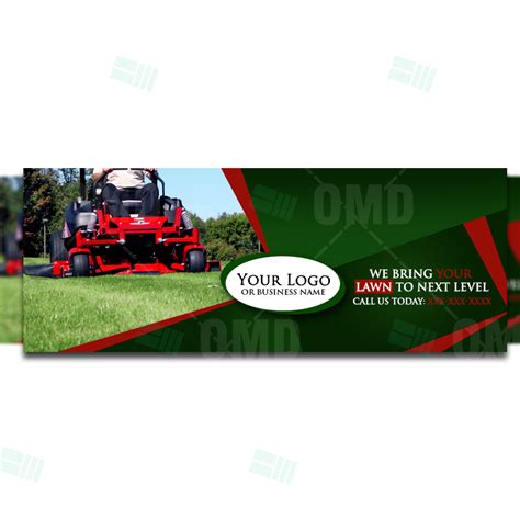 Lawn Care Yard Sign 3 Template Country