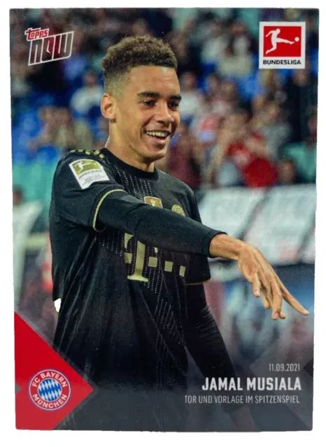 Topps Now Bundesliga Jamal Musiala Fc Bayern Monaco Eur