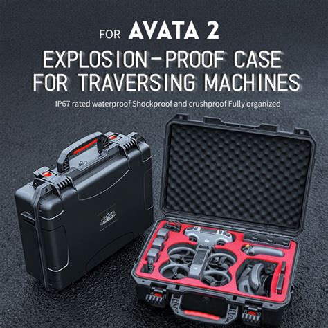 Hard Case For Dji Avata 2 Dronefly More Combo Waterpoof Avata 2