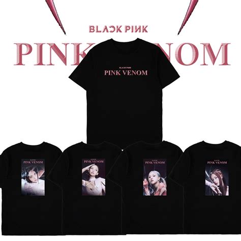 Jual Kaos Kpop Blackpink Venom Bahan Catton Combat Premium S Ready