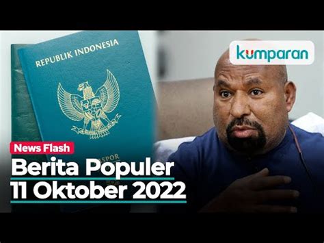 Paspor Masa Berlaku Tahun Hingga Lukas Enembe Minta Diproses Hukum