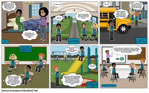 Historieta Exclusion Social Storyboard By Fc