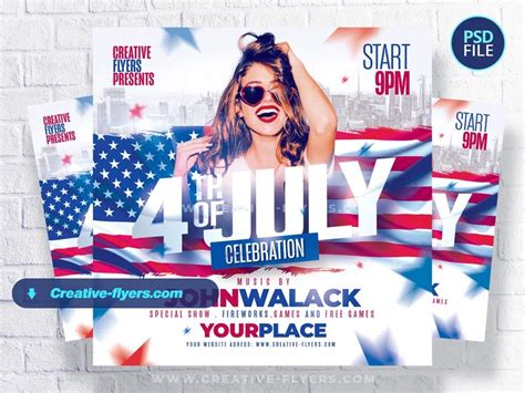 The Best Flyer Templates For The Th Of July Holiday Creativeflyers