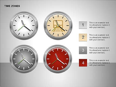 Time Zones Diagrams for Presentations in PowerPoint and Keynote | PPT Star