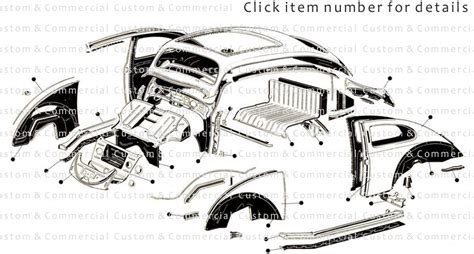 Vw Beetle Body Panels Repairs Parts From Custom Commercial