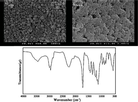 A And B Representative Sem Micrographs Of The Prepared Nanocapsules