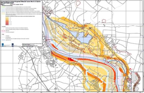 Predictive archaeological map of the River Meuse (Image credit ...