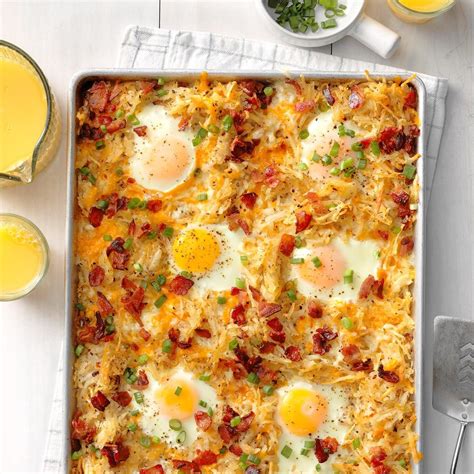 Sheet Pan Eggs And Bacon Breakfast Recipe How To Make It