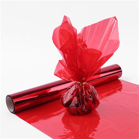 Meijuhuga Cellophane T Wrapping Paper Portable 1 Roll Visual Effect