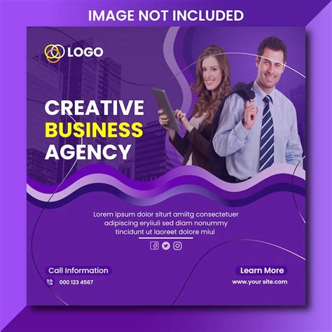 Premium Vector Creative Business Agency Social Media Ad Post Design