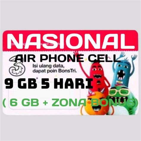 Jual Voucher Tri 8 Gb 5 Hari 6 Gb Zona Bonus Shopee Indonesia