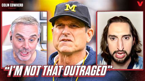 Nick Wright On If Michigans Sign Stealing Scandal Pushes Harbaugh To Nfl Colin Cowherd