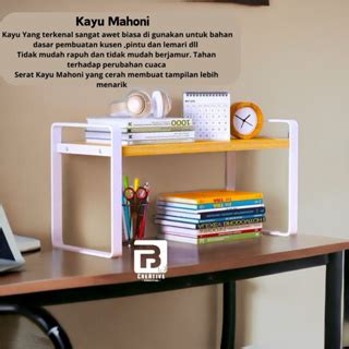 Jual Rak Buku Rak Meja Stationery Desktop Storage Rak Serbaguna Rak