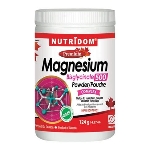 Nutridom Magnesium Bisglycinate Powder G Oz