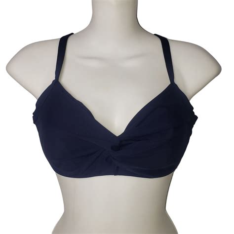 Athleta Twister Bikini Top Twist Front Cross Straps U Gem