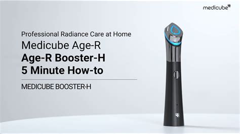 NEW Medicube Age R Booster H 5 Min Tutorial YouTube