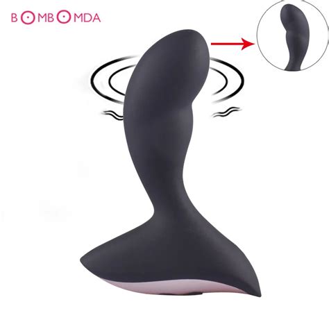 Silicone Frequency Vibrating Anal Plugs Waterproof G Spot Prostate