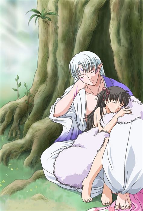 Couple Inuyasha Rin Inuyasha Sesshoumaru Sleeping Tagme Tree Inuyasha