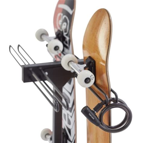 Skateboard Storage Rack Ground Fixing For Skateboards With Antitheft