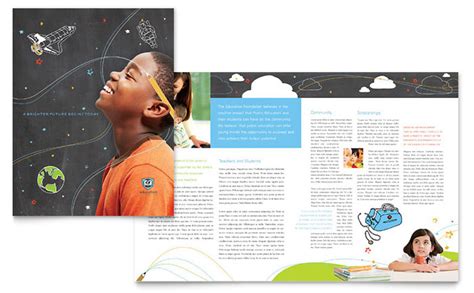 Education Foundation & School Brochure Template Design