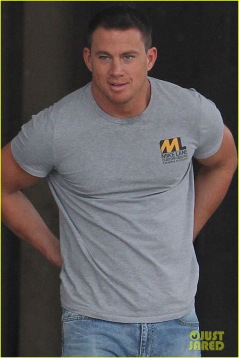 Channing Tatum Flaunts Buff Muscles On Magic Mike Xxl Set Channing