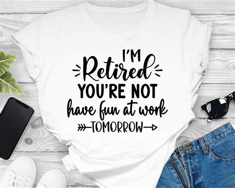 Retired SVG I M Retired You Re Not Have Fun At Work Etsy