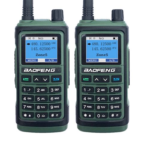 Baofeng walkie talkie de largo alcance estación portátil fm 2 piezas