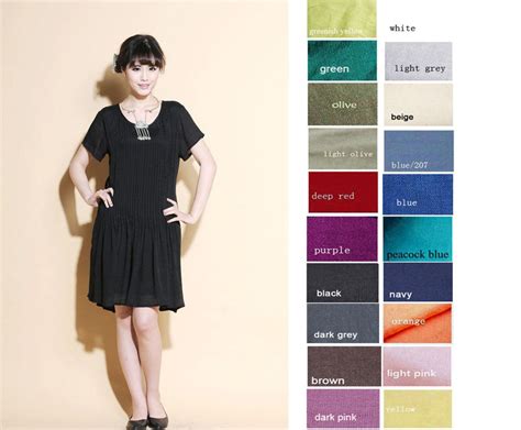 Elegant Full Pleated Silk Sundress With Short Sleeves 20 Etsy