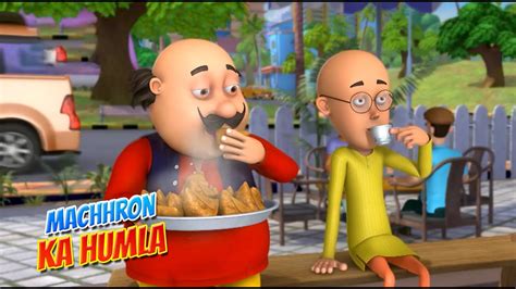 Motu Patlu In Hindi मोटू पतलू Machhron Ka Humla S09 Hindi Cartoons Spot Youtube