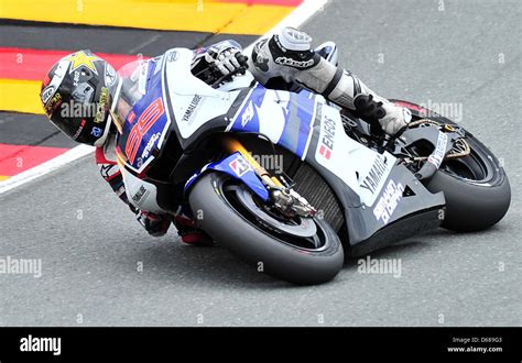 SPanish Rider Jorge Lorenzo Of Team Yamaha Factory Racing Races In The