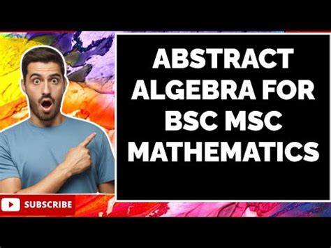 Abstract Modern Algebra Lec 2 Algebric Expression Groupoid Semi