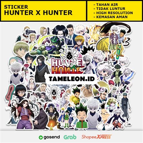 Jual Sticker Anime Hunter X Hunter Gon Killua Hiosoka Zoldcyk Sticker