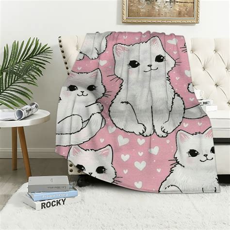 Eastsmooth Cat Blanket Cute Cat Ts For Women Cat Lovers Teens Cat