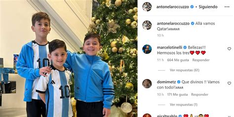 Antonela Roccuzzo Poste La Tierna Foto De Los Peque Os Messi Rumbo Al