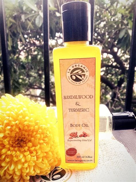 Buy La Organic Sandalwood With Turmeric Body Oil Online At Low Prices