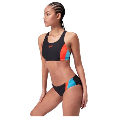 Speedo Colourblock Splice 2 Piece 2 0 Bikini Women S Buy Online Bergfreunde