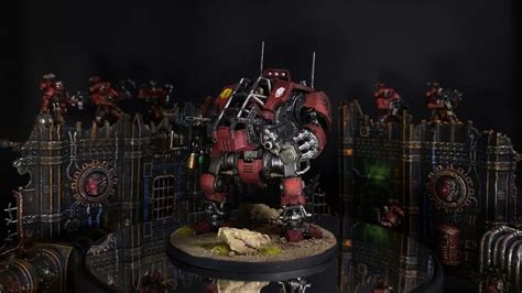 Blood Angels Invictor Tactical Warsuit Youtube