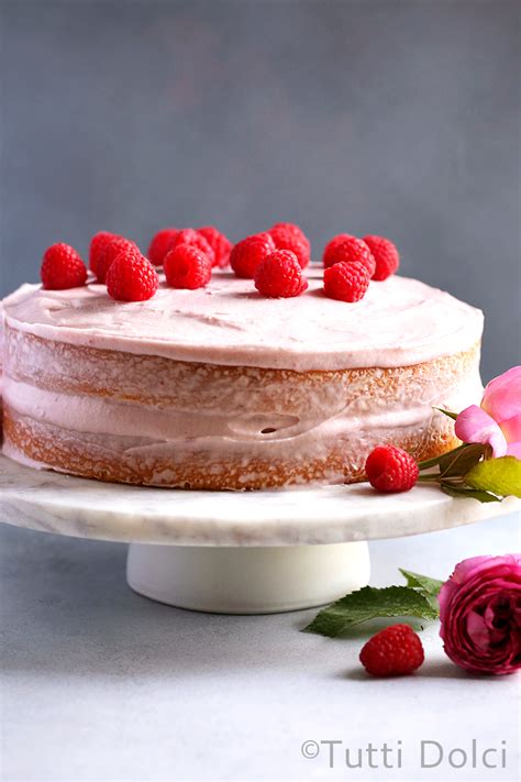 Raspberry Lemon Naked Cake Tutti Dolci