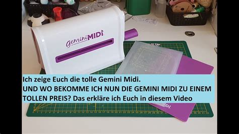 Stanzmaschine Gemini Medi Von Crafters Companion Erkl Rt Wo Bekommst