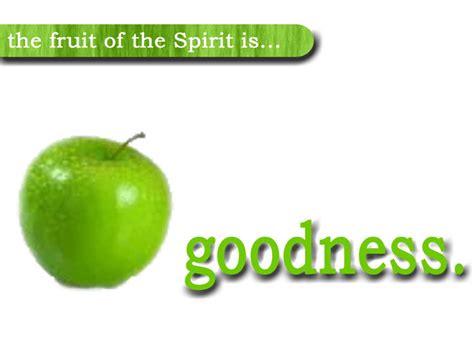 God S Breath Publications The Fruit Of The Spirit Goodness