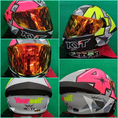 Jual Kyt Helm Nfr Espargaro Original Kyt Matt Grey Paket