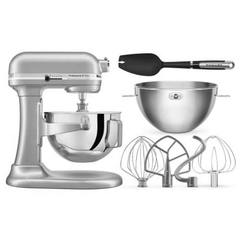 Kitchenaid Professional Plus 5 Quart Bowl Lift Stand Mixer With Bundle Chrome 1 Unit Fred Meyer