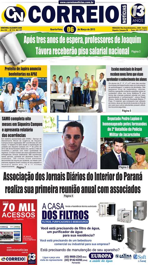 Correio Notícias Edição 713 By Jornal Correio Notícias Issuu