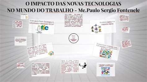 O IMPACTO DAS NOVAS TECNOLOGIAS NO MUNDO DO TRABALHO By Fagner Alves On