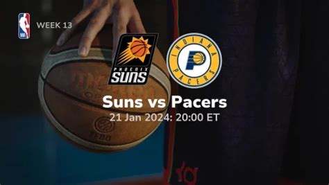 Phoenix Suns Vs Indiana Pacers Prediction 1 21 2024