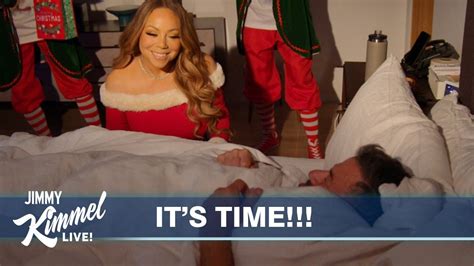 Mariah Carey Pranks Jimmy Kimmel In Bed YouTube